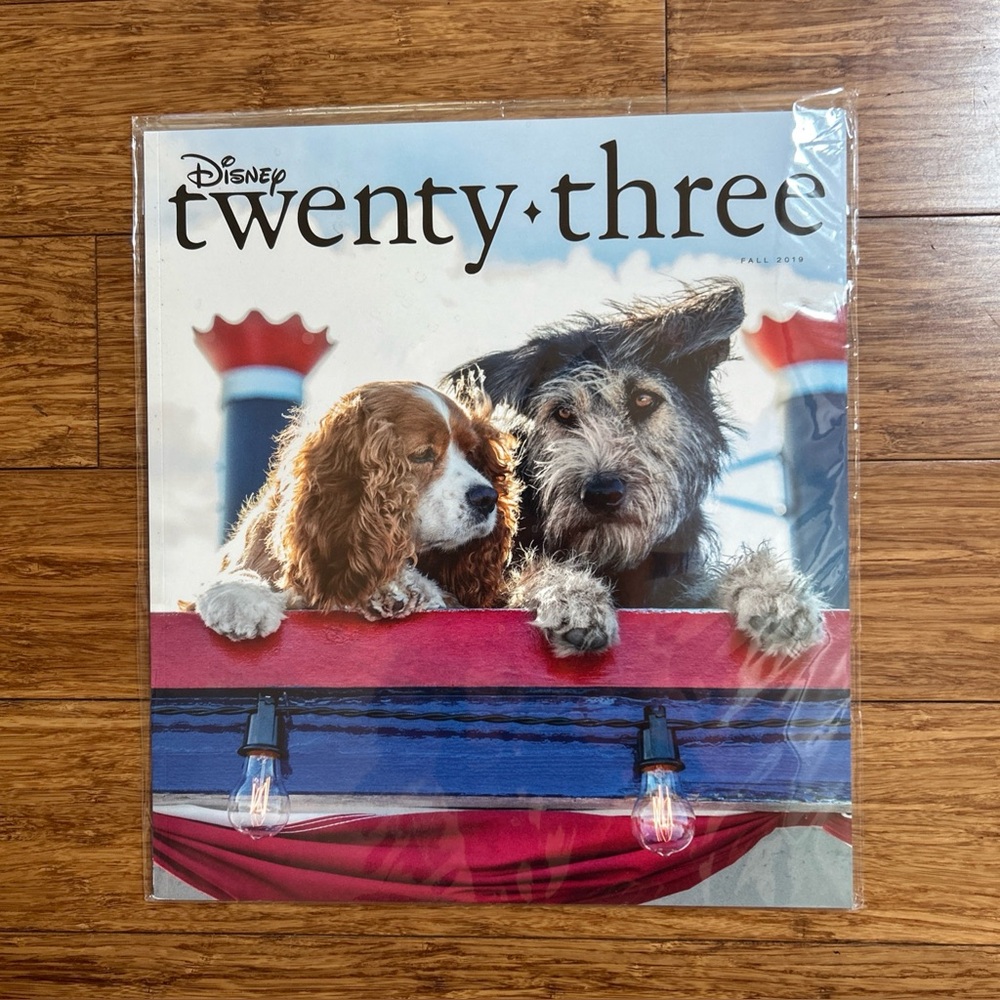 NEW D23 Disney Twenty-Three Magazine Fall 2019 Lady and the Tramp Live Action